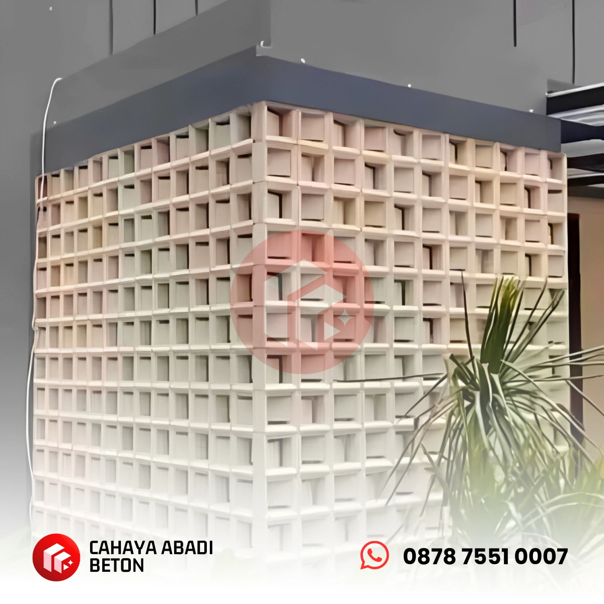 contoh produk roster beton untuk fasad
