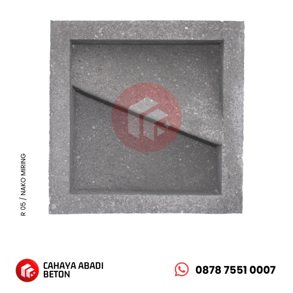 roster beton motif diagonal nako miring