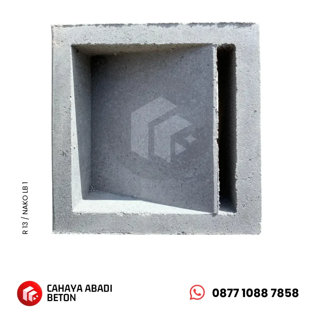 roster beton motif nako lubang satu