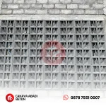 roster beton motif petir untuk pagar