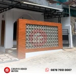 roster beton untuk pagar dengan roster beton motif vbb