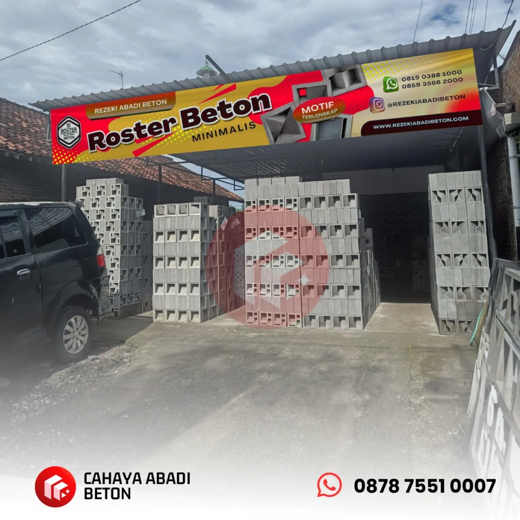 toko cahaya abadi beton pusat roster beton premium