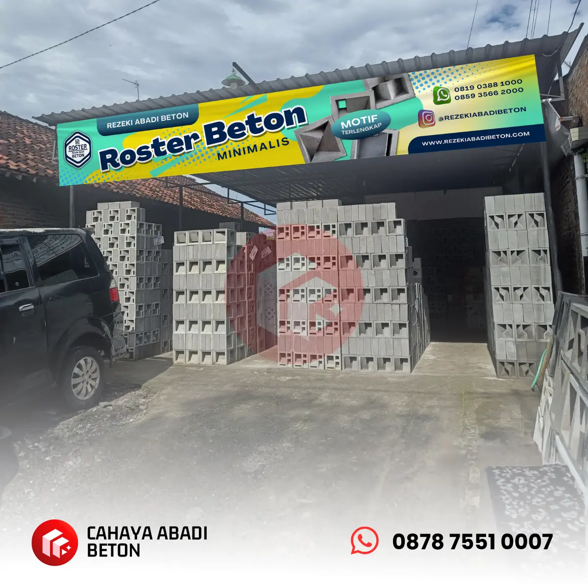 toko cahaya abadi beton jual roster beton premium