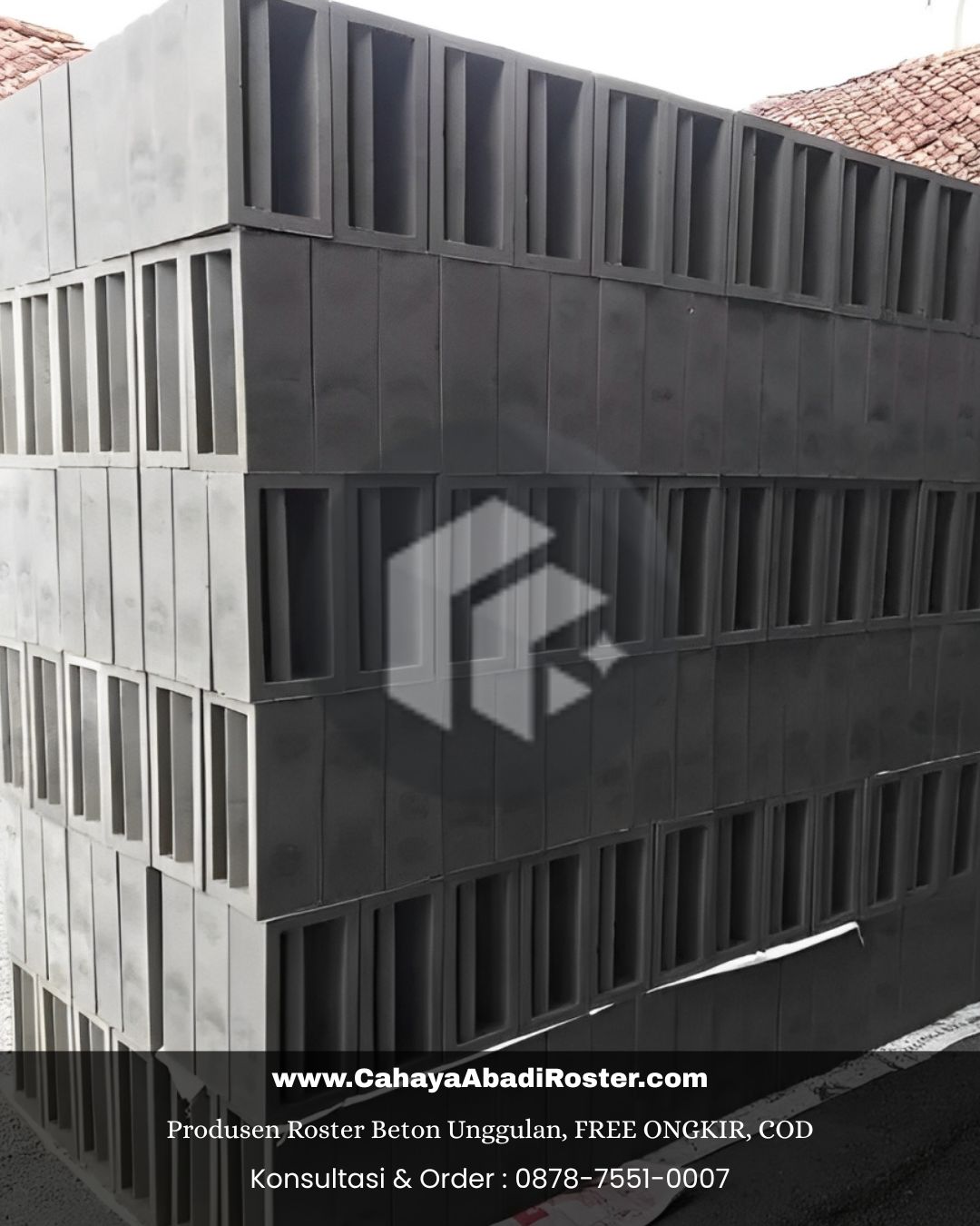 Roster beton untuk meningkatkan estetika properti wisata