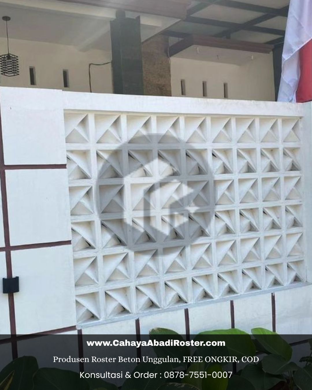 Tumpukan roster beton berkualitas tinggi dari pasir Merapi